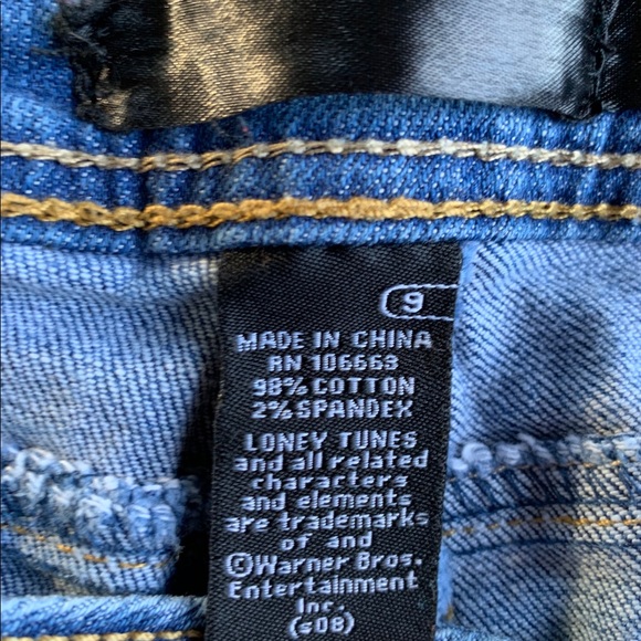 Lot 29 women’s   size 9 tweety bird boot cut jeans - Picture 7 of 10